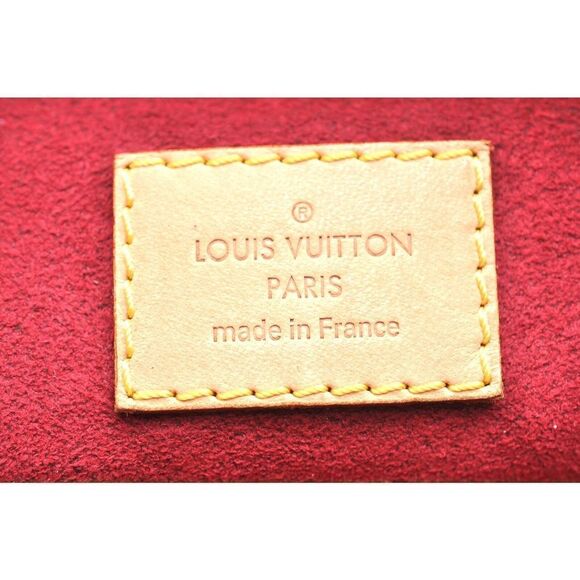 Auth Louis Vuitton Monogram Multicolor Claudia Hand Bag White Lv - Picture 8 of 16